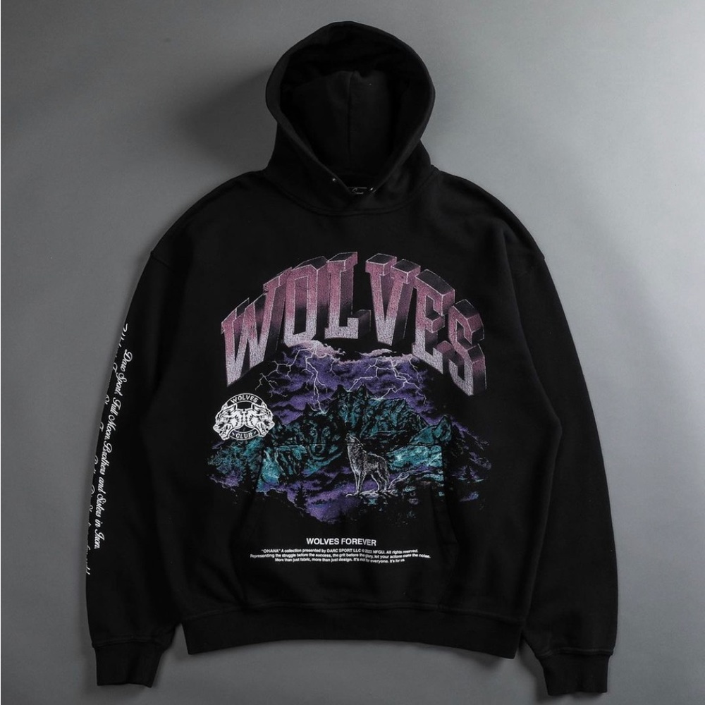 NWT Darc Sport 🐺 Ohana hoodie XS  💪